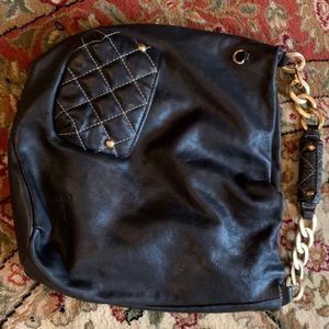 LARGE JUICY C BLACK & METAL HARDWARE